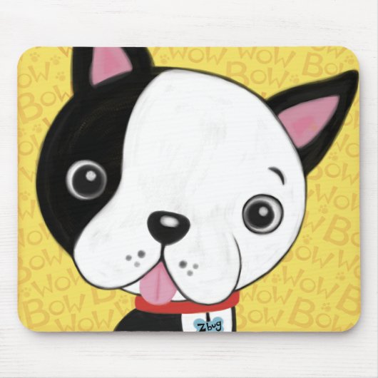 Tapis de souris de Boston Terrier (Devant)