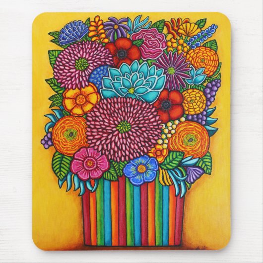 Tapis de souris de bouquet de célébration (Devant)
