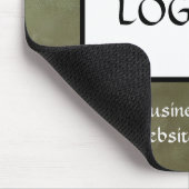 Tapis de souris de bureau de contractant avec logo (Coin)