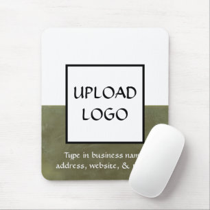Tapis de souris de bureau de contractant avec logo