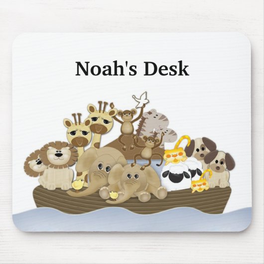 Tapis de souris de bureau de l'arche de Noé (Devant)