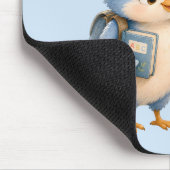 Tapis de souris de bureau Frère Oiseau Bleu Mignon (Coin)