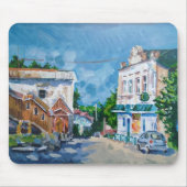 Tapis de souris de bureau Impressionniste Townscap (Devant)