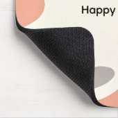 Tapis de souris de bureau moderne Morandi abstrait (Coin)