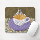 tapis de souris de café de matin (Avec souris)