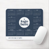 Tapis de souris de calendrier de logo d'entreprise (Avec souris)