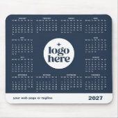 Tapis de souris de calendrier de logo d'entreprise (Devant)