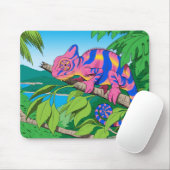 tapis de souris de caméléon de calypso (Avec souris)