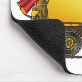 Tapis de souris de camion de mélangeur concret (Coin)