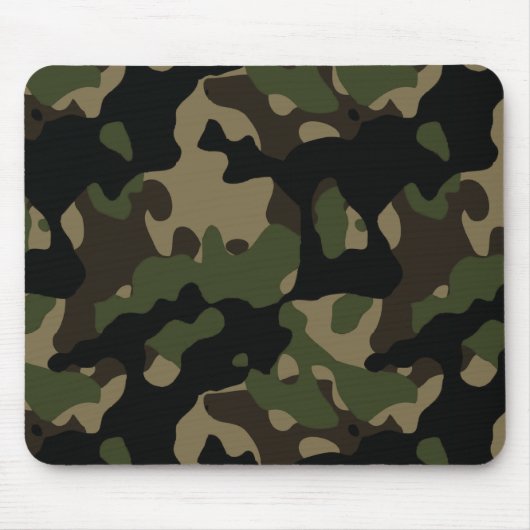 Tapis de souris de camouflage - non étiquette (Devant)