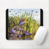 Tapis de souris de canard de chasseur (Avec souris)