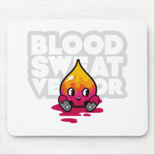 Tapis de souris de caractère de baisse de BSV