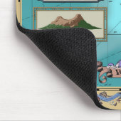 Tapis de souris de carte de Vulcania (Coin)