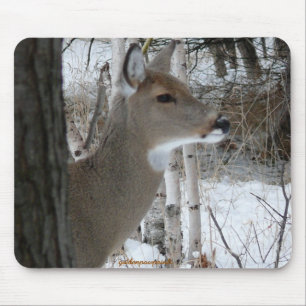 Tapis de souris de cerfs communs