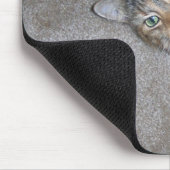 Tapis de souris de chat de ragondin du Maine (Coin)