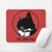 Tapis de souris de chat de smoking (Avec souris)