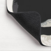Tapis de souris de chat noir (Coin)