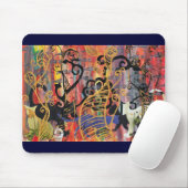 Tapis de souris de chats d'orchidée (Avec souris)