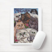 Tapis de souris de CHATS PERSANS (Avec souris)