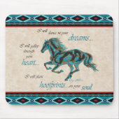 Tapis de souris de cheval au galop (Devant)
