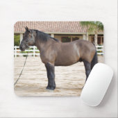 Tapis de souris de cheval de trait (Avec souris)