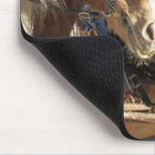 Tapis de souris de cheval d'hiver rustique (Coin)