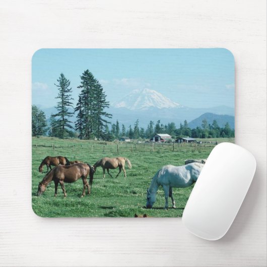 Tapis de souris de chevaux (Avec souris)