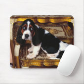 tapis de souris de chien de basset (Avec souris)