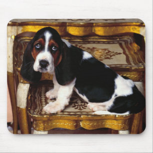 tapis de souris de chien de basset