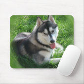 Tapis de souris de chien de chien de traîneau (Avec souris)