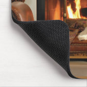 Tapis de souris de chien d'héritage brun clair (Coin)