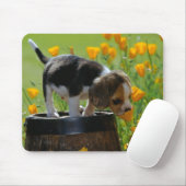 tapis de souris de chiot (Avec souris)