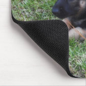 Tapis de souris de chiot de berger allemand (Coin)
