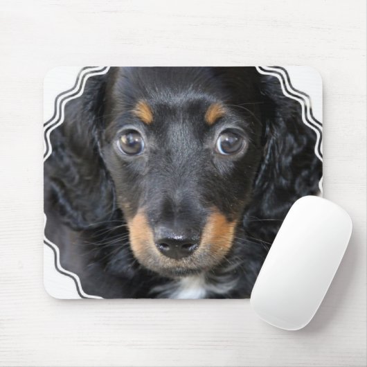 Tapis de souris de chiot de Daschund (Avec souris)