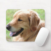 Tapis de souris de chiot de golden retriever (Avec souris)