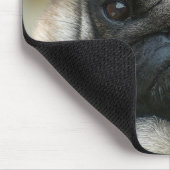 Tapis de souris de chiot Pug mignon (Coin)