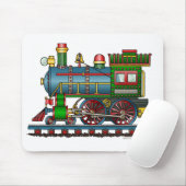 Tapis de souris de Choo Choo de machine à vapeur (Avec souris)
