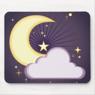 Tapis de souris de ciel nocturne