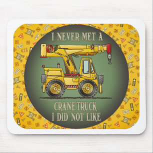 Tapis de souris de citation d'opérateur de camion