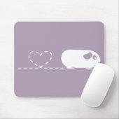 Tapis de souris de cobaye de coeur de Pooping (Avec souris)