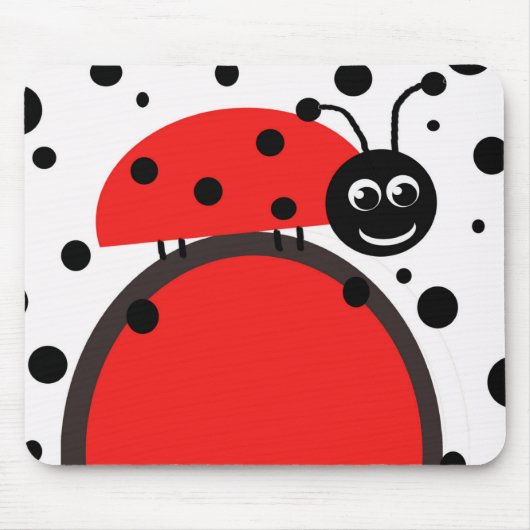 Tapis de souris de coccinelle (Devant)