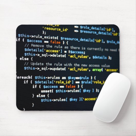 Tapis de souris de code de Web (Avec souris)
