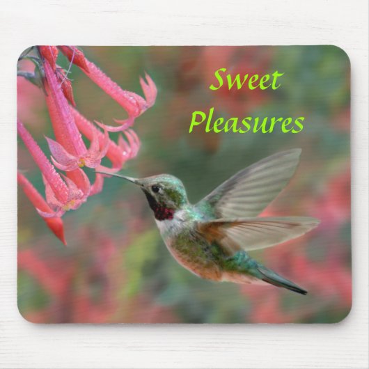 Tapis de souris de colibri (Devant)
