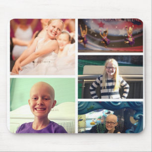 Tapis de souris de collage de photo