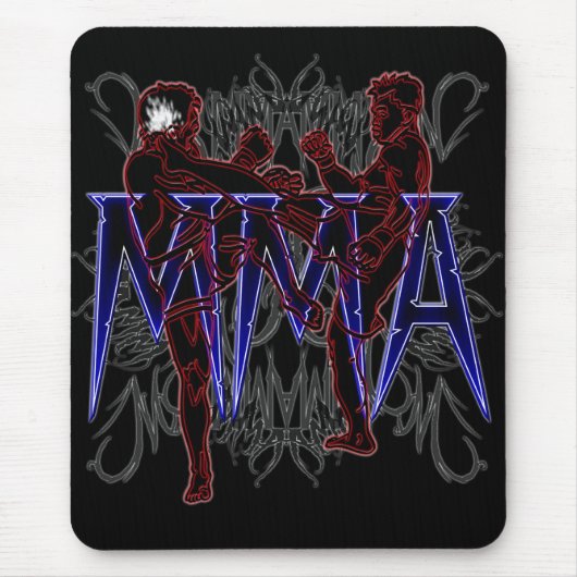 Tapis de souris de combattants de MIXED MARTIAL (Devant)