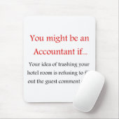 Tapis de souris de comptable (Avec souris)