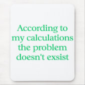 Tapis de souris de comptable (Devant)