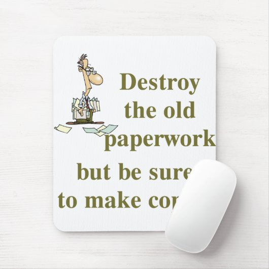 Tapis de souris de comptable (Avec souris)