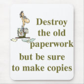 Tapis de souris de comptable (Devant)