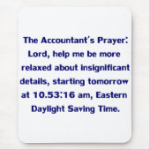 Tapis de souris de comptable (Devant)